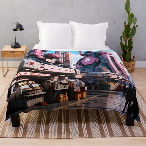 Item preview, Neo Tokyo Market Daytime designed and sold by That3DGeek.