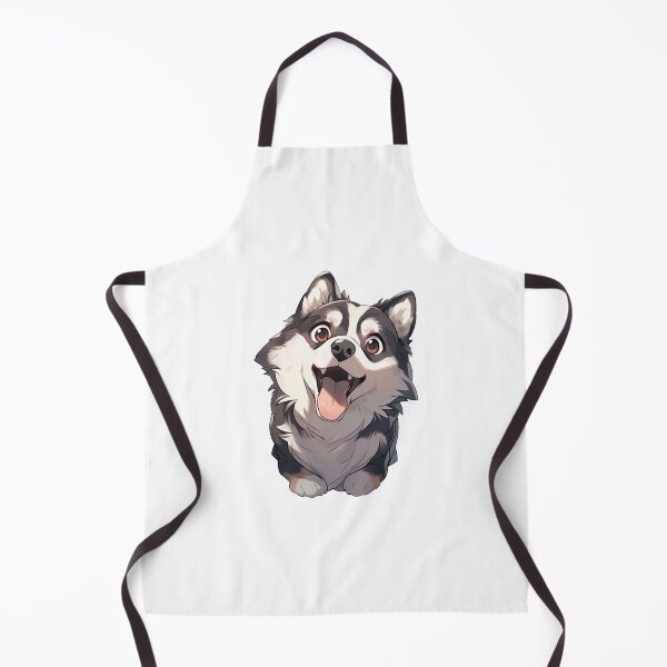 Item preview, Cute Kawaii Happy Puppy Husky Dog designed and sold by CozyKawaiiArt.