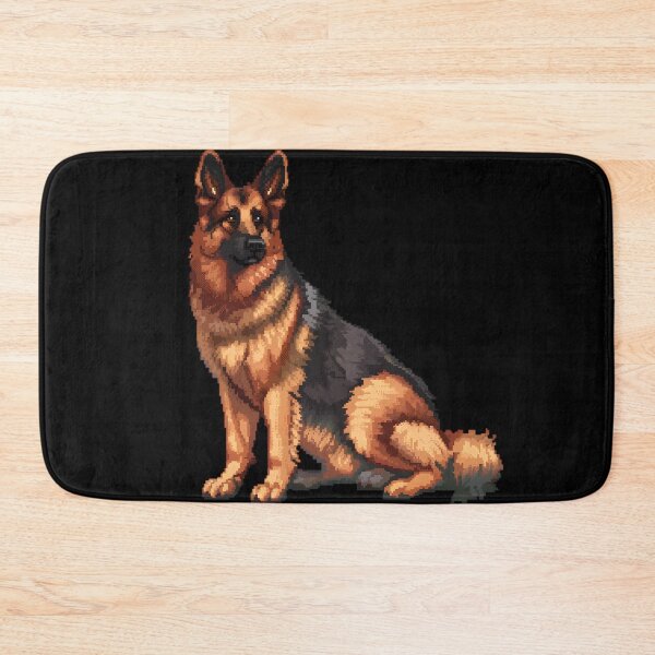 Item preview, Pixel German Shepherd designed and sold by CUTEDOGGIEZ.