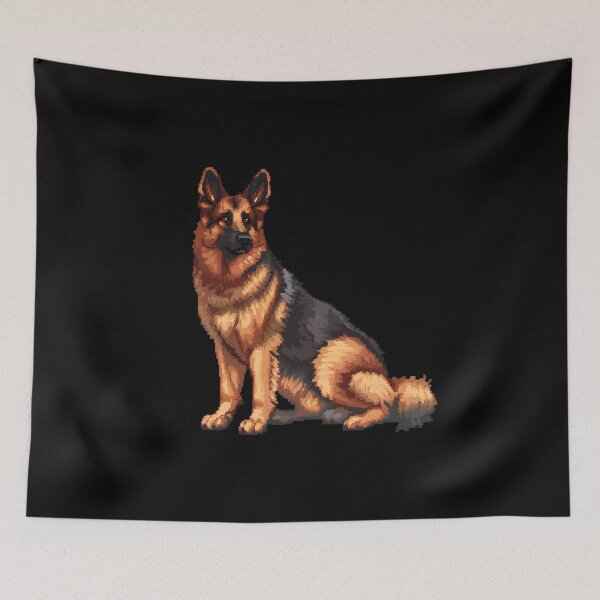 Artikelvorschau, Pixel German Shepherd entworfen und verkauft von CUTEDOGGIEZ.