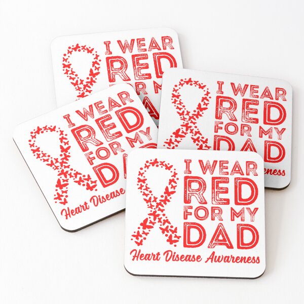 Item preview, Wear Red For Dad Heart Disease Awareness Month Support designed and sold by NovaGenArt.