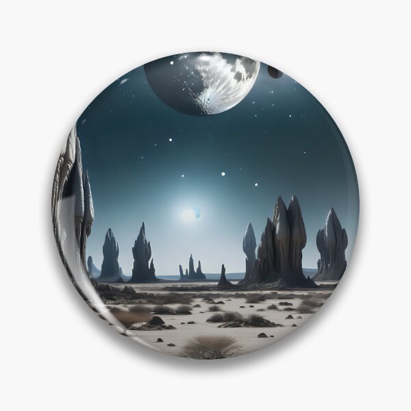 Item preview, Giant moon in unknown planet designed and sold by Inspyralia.