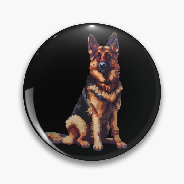 Item preview, 16-bit German Shepherd designed and sold by CUTEDOGGIEZ.