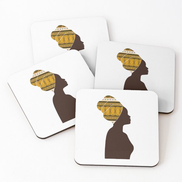 Item preview, Black Woman with African Pattern Headwrap, Black History  designed and sold by Logiamerch.