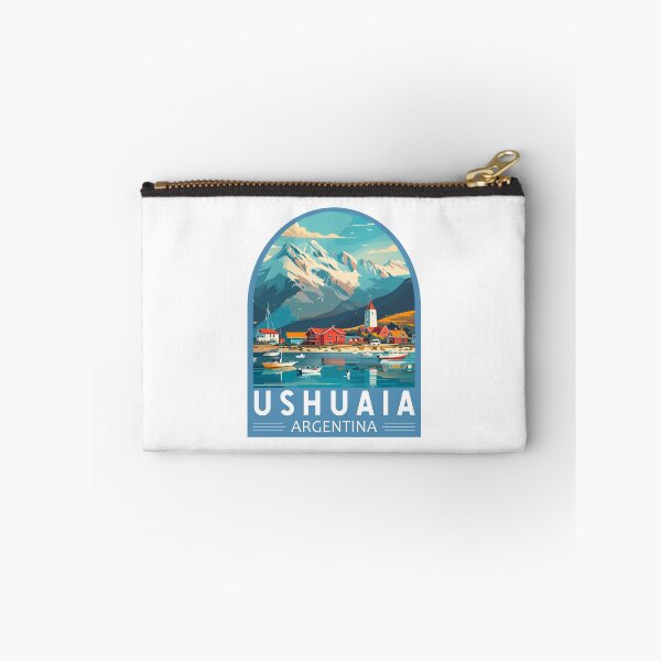 Item preview, Ushuaia Argentina Travel Art Emblem designed and sold by KrisSidDesigns.