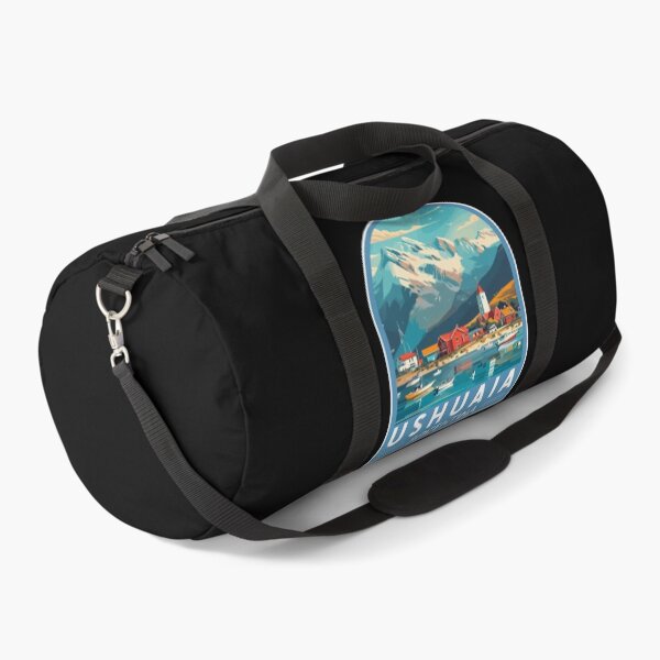 Item preview, Ushuaia Argentina Travel Art Emblem designed and sold by KrisSidDesigns.