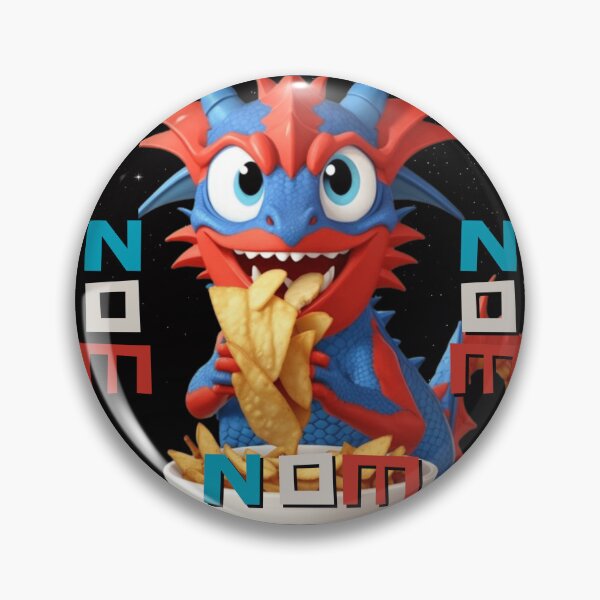 Item preview, Nom Nom Nom - Dragon Eating Chips designed and sold by TGAL2.