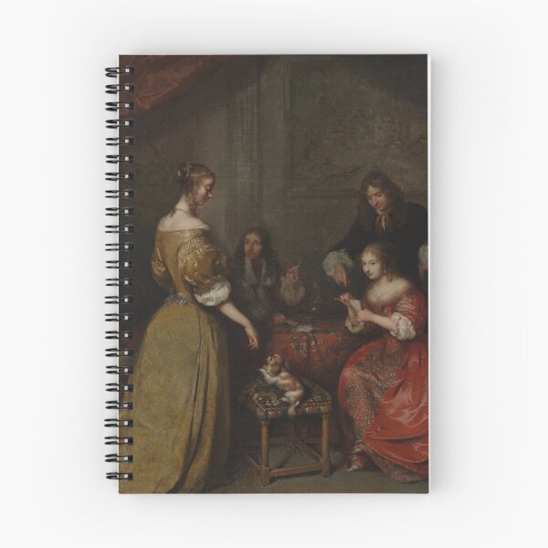 Item preview, The Card Party | Oil painting on canvas  designed and sold by saywhatcreative.