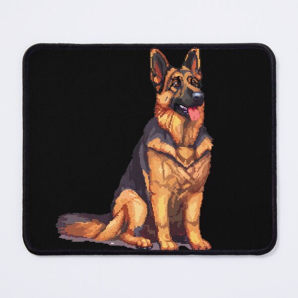 Item preview, Pixel Portrait German Shepherd designed and sold by CUTEDOGGIEZ.