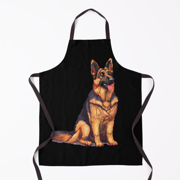 Item preview, Pixel Portrait German Shepherd designed and sold by CUTEDOGGIEZ.