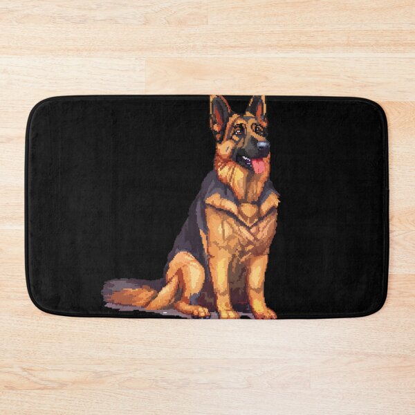 Item preview, Pixel Portrait German Shepherd designed and sold by CUTEDOGGIEZ.