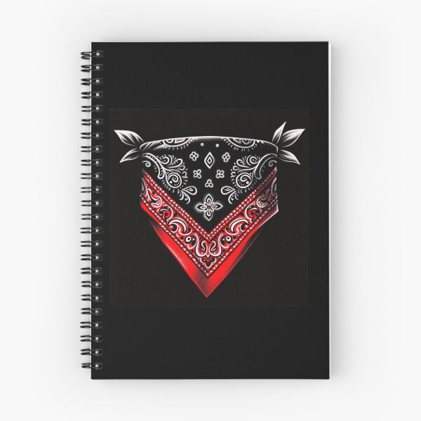 Item preview, Black and Red Bandana Print: Trendy Style for T-Shirts designed and sold by Gatsbird Design.