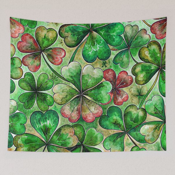 Item preview, St Patricks day pattern clover designed and sold by ValentinaHramov.