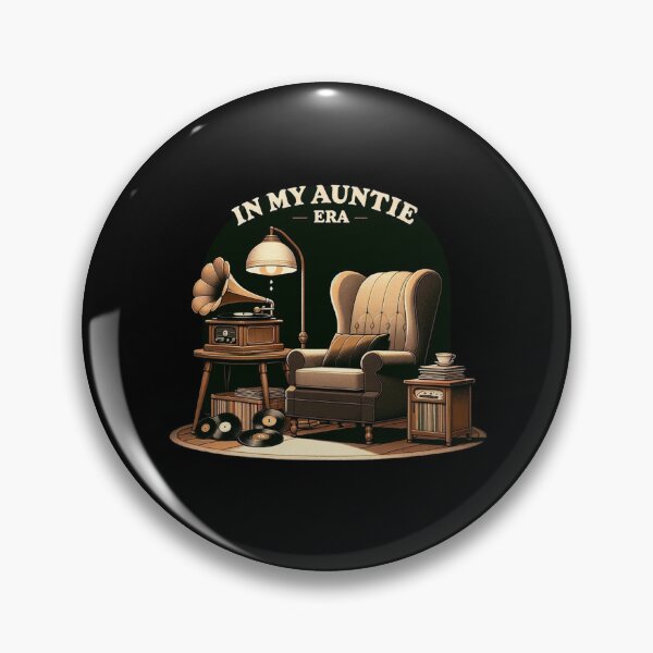 Item preview, In My Auntie Era: Stylish T-Shirt Print Design designed and sold by Gatsbird Design.