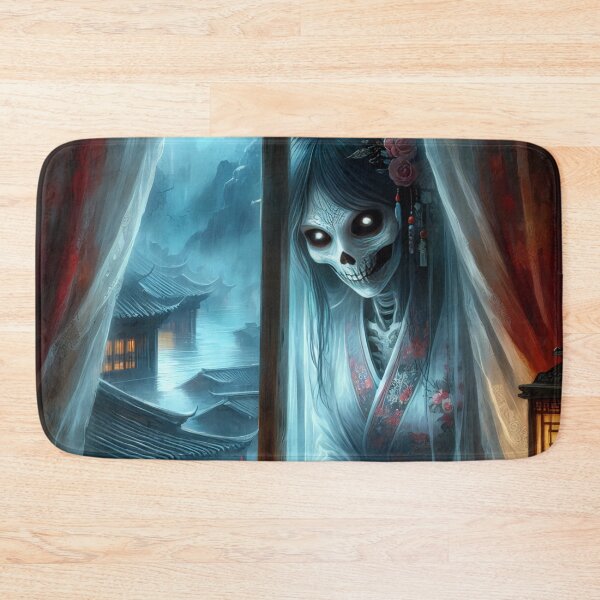 Item preview, Moonlit Eternity ,a skeletal figure peering out of a window.  designed and sold by aminz4.
