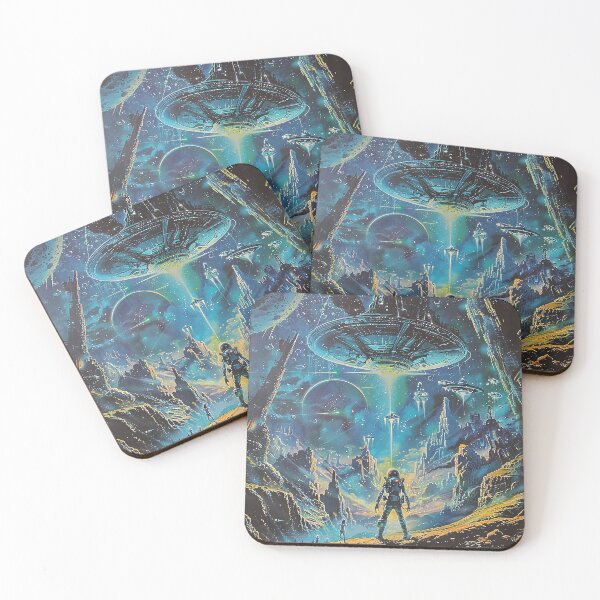 Item preview, Vintage Alien Art designed and sold by nomiraclehere.