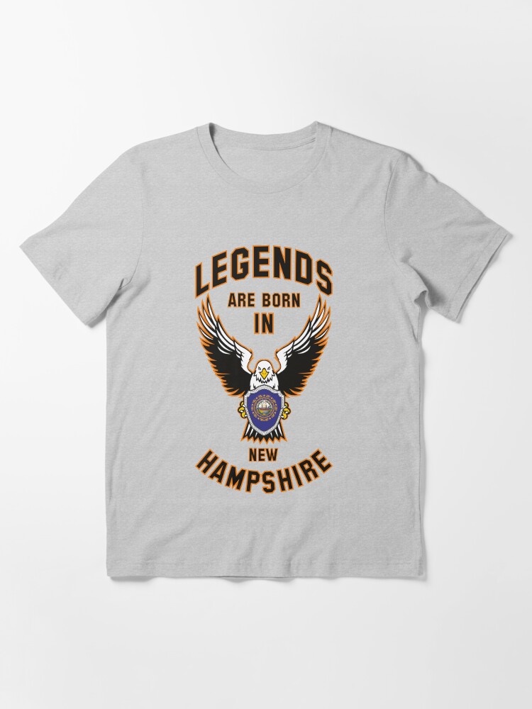 Alternate view of Legends are born in New Hampshire Essential T-Shirt
