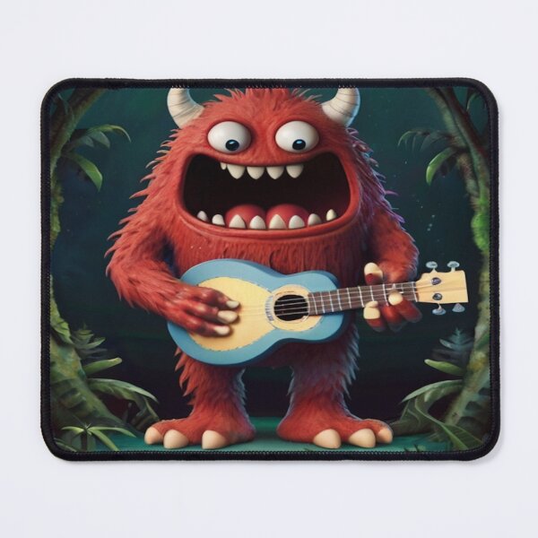 Artikelvorschau, „Ukulele-Monster“ entworfen und verkauft von MudmanExpress.