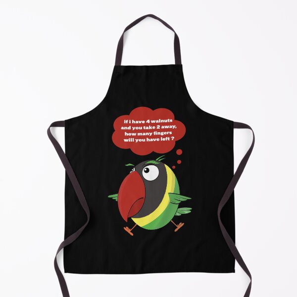 Item preview, Lovebird Parrot Watch out for your fingers! designed and sold by YoshiArtDesign.