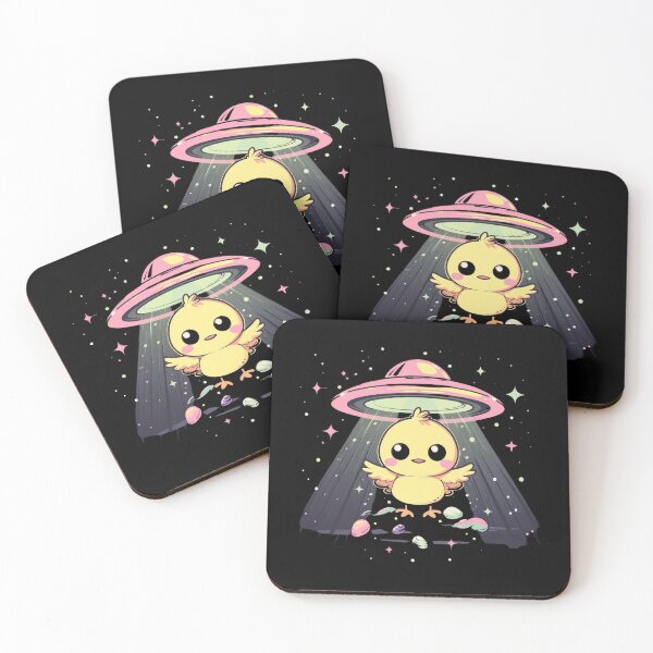 Item preview, Cute chicken taken by a UFO designed and sold by DreamVibeShirt.