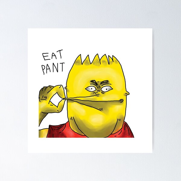 Homer & Bart Street Swag: Yellow Madness Poster by EminenceArts