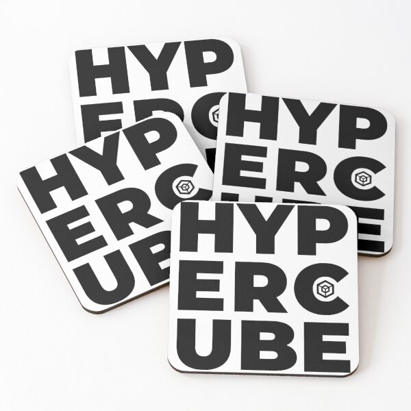 Item preview, Hypercube bold lettering black (large) designed and sold by WeareHypercube.