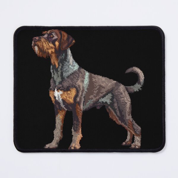 Item preview, 16-bit Pixel Art German Wirehaired Pointer designed and sold by CUTEDOGGIEZ.