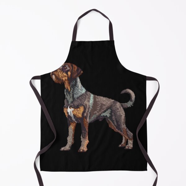 Item preview, 16-bit Pixel Art German Wirehaired Pointer designed and sold by CUTEDOGGIEZ.