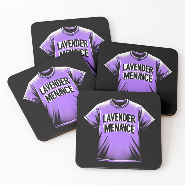 Item preview, Lavender Menace: Vibrant T-shirt Design for Feminist Empowerment designed and sold by Gatsbird Design.