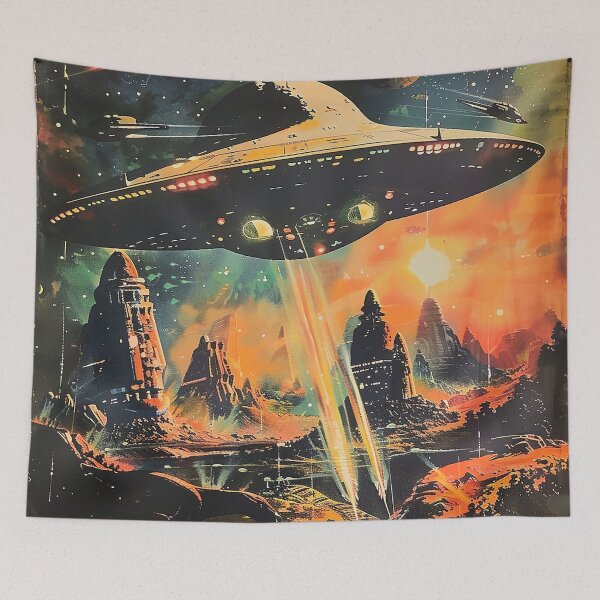 Item preview, Vintage Alien Art designed and sold by nomiraclehere.