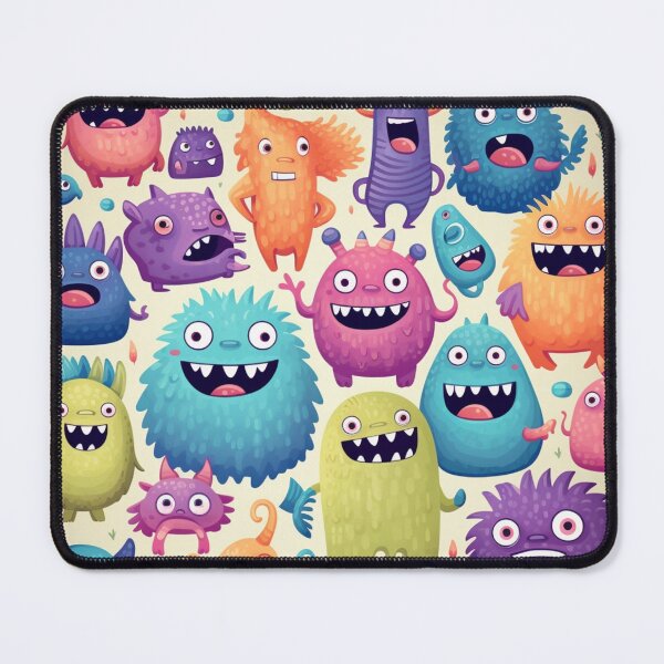 Item preview, Pattern Colorful Monsters designed and sold by NicolasGlowArt.