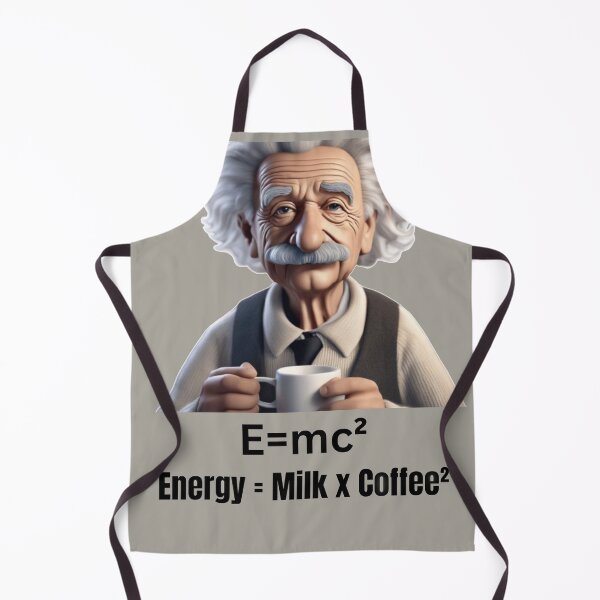 Item preview, Albert Einstein's funny Coffee lovers: E mc2 Funny Art design, Through the Theory of Relativity designed and sold by AdesignTEE.