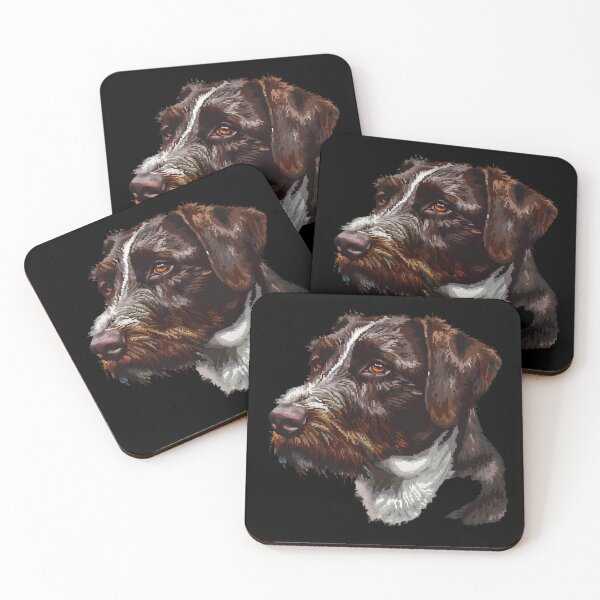 Item preview, Pixel Portrait German Wirehaired Pointer designed and sold by CUTEDOGGIEZ.