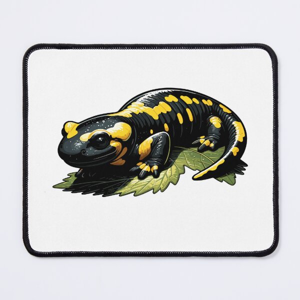 Item preview, Fire salamander, common salamander designed and sold by landscapeworlds.