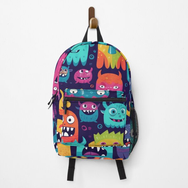 Item preview, Colorful Monsters Pattern designed and sold by NicolasGlowArt.