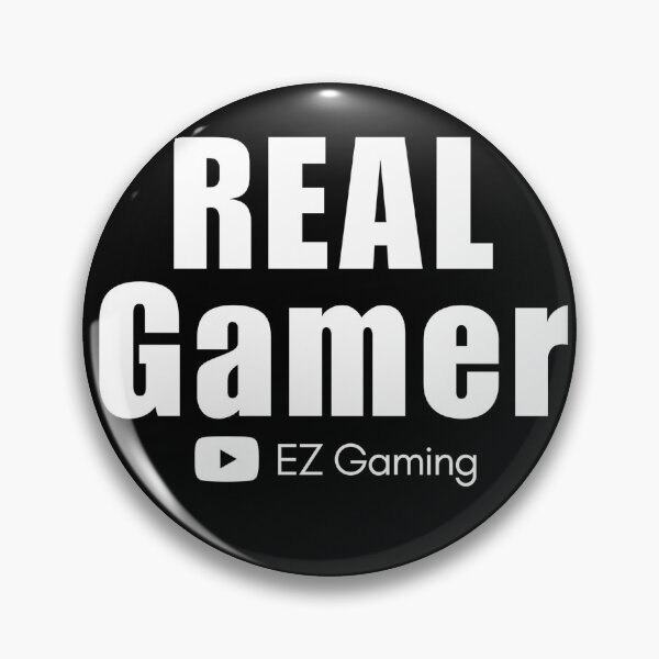 Item preview, Real Gamer Black and White Print designed and sold by EZGaming.