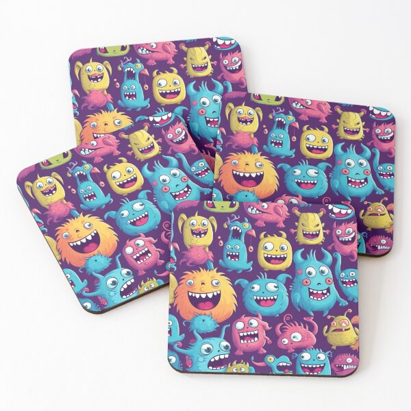 Item preview, Weird Colorful Monsters designed and sold by NicolasGlowArt.