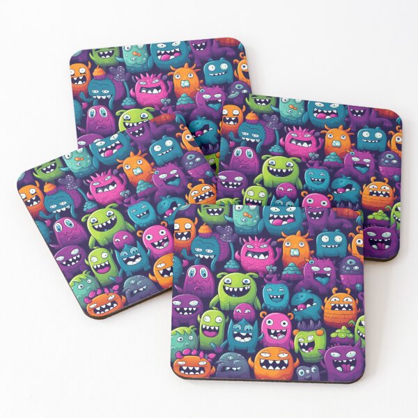 Item preview, Monster Pattern  designed and sold by NicolasGlowArt.