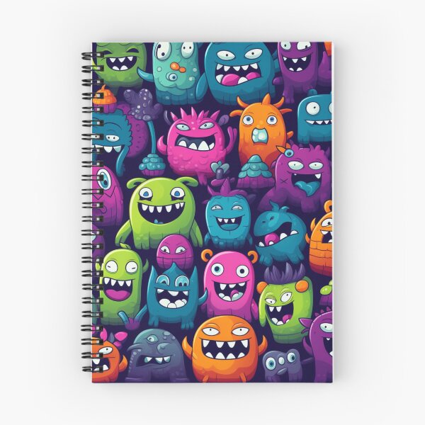 Item preview, Monster Pattern  designed and sold by NicolasGlowArt.