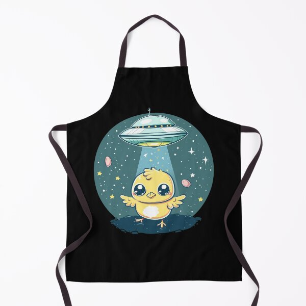 Item preview, Little kawaii chicken taken by a UFO designed and sold by DreamVibeShirt.