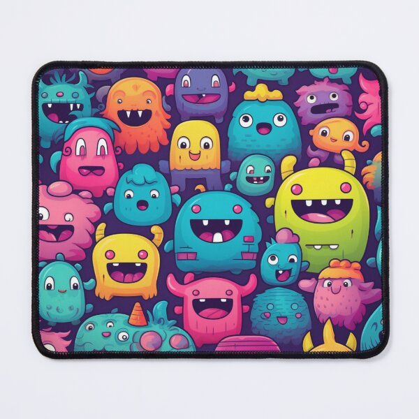Item preview, Colorful Pattern Kawaii Monsters designed and sold by NicolasGlowArt.