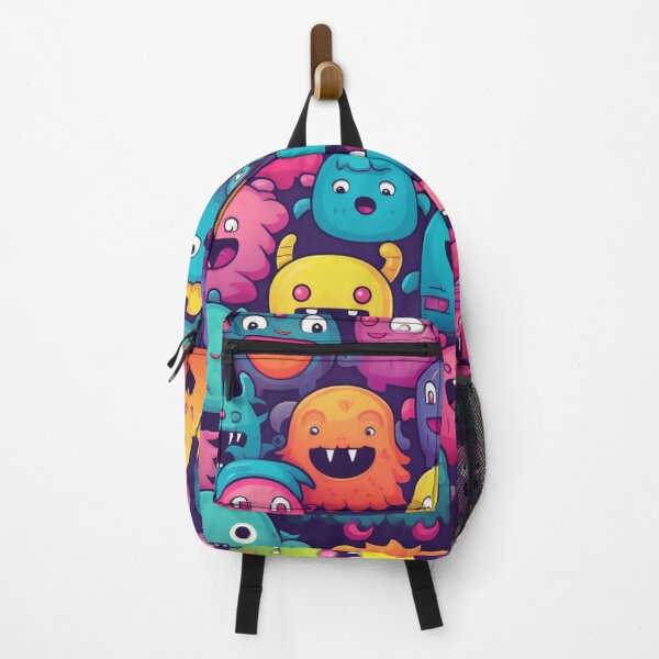 Item preview, Colorful Pattern Kawaii Monsters designed and sold by NicolasGlowArt.