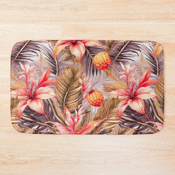 Item preview, Exotic flowers pattern designed and sold by MakitoDesign.