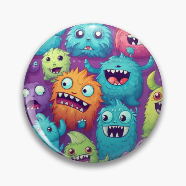 Item preview, Monsters Squad Pattern designed and sold by NicolasGlowArt.