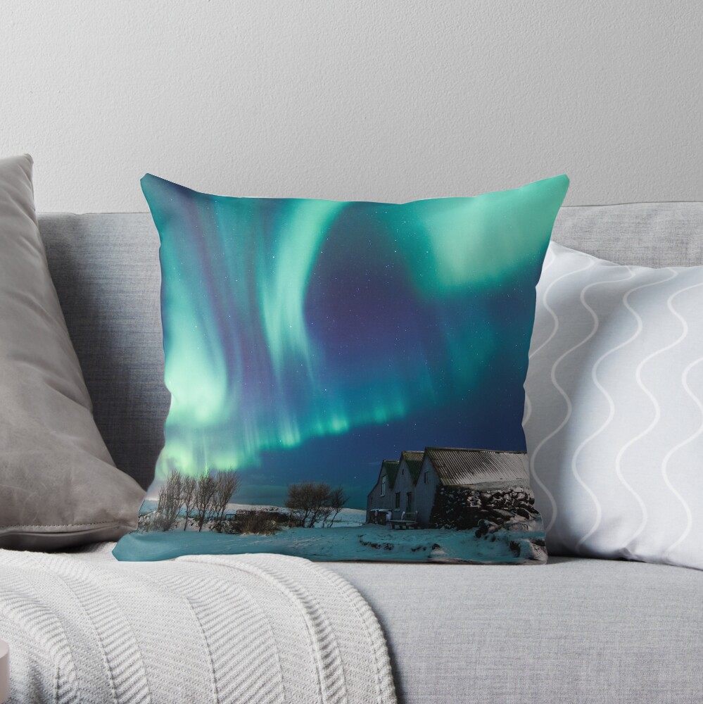Item preview, Throw Pillow designed and sold by ArnarBergur.