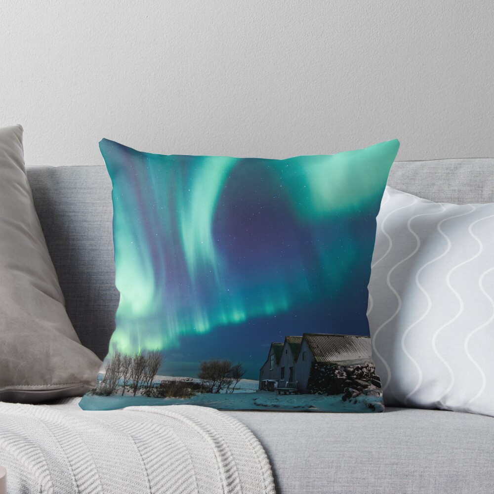 Item preview, Throw Pillow designed and sold by ArnarBergur.