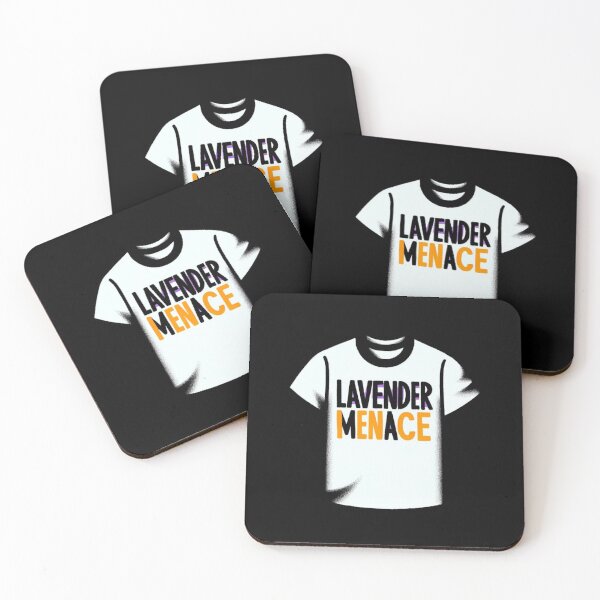 Item preview, Lavender Menace: Stylish T-shirt Design for Feminist Statement designed and sold by Gatsbird Design.