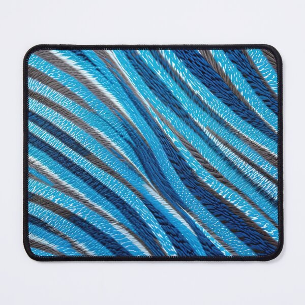 Item preview, Abstract Blue Zebra Skin Pattern designed and sold by TheArtOfPat.