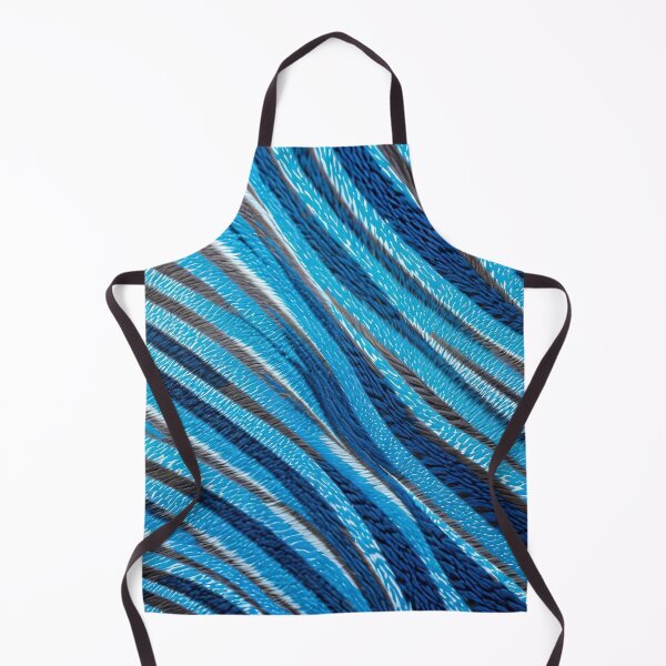 Item preview, Abstract Blue Zebra Skin Pattern designed and sold by TheArtOfPat.