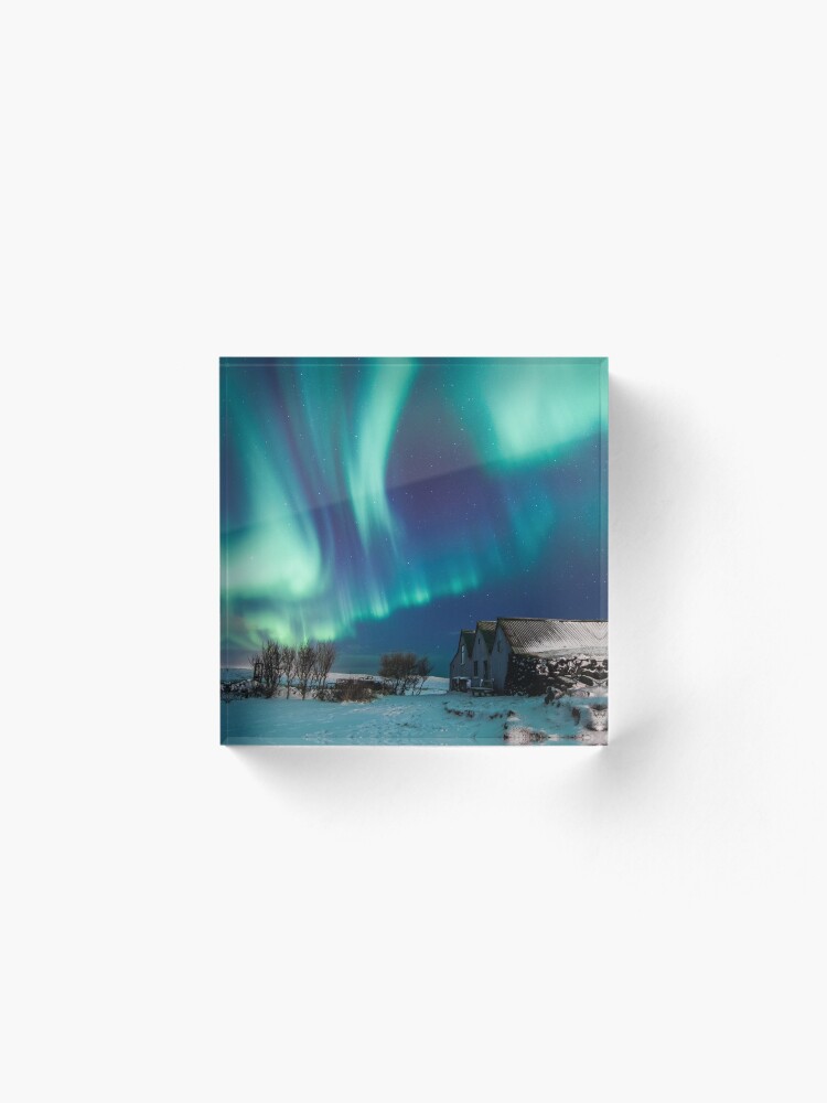 Thumbnail 2 of 5, Acrylic Block, Aurora farm designed and sold by Arnar Bergur Gudjonsson.